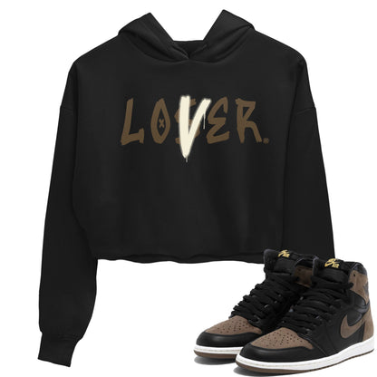 Air Jordan 1 Retro High OG Palomino shirt to match jordans Loser Lover Streetwear Sneaker Shirt Air Jordan 1 Palomino Drip Gear Zone Sneaker Matching Clothing Black 1 Crop T-Shirt