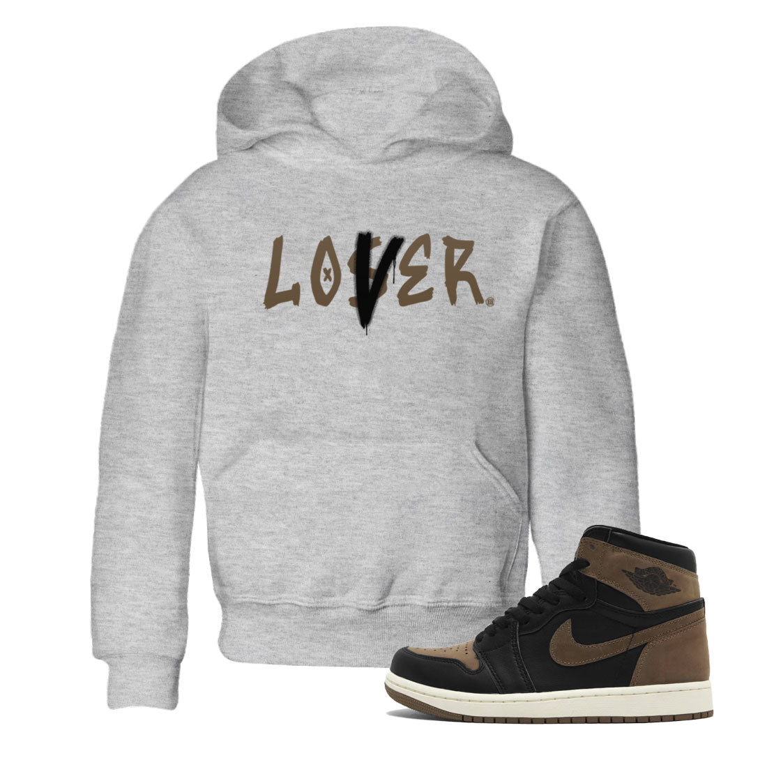 Air Jordan 1 Retro High OG Palomino shirt to match jordans Loser Lover Streetwear Sneaker Shirt Air Jordan 1 Palomino Drip Gear Zone Sneaker Matching Clothing Baby Toddler Heather Grey 1 T-Shirt