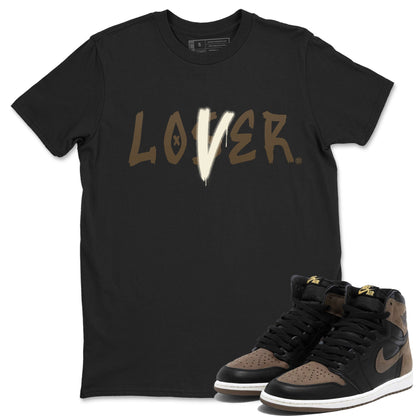 Air Jordan 1 Retro High OG Palomino shirt to match jordans Loser Lover Streetwear Sneaker Shirt Air Jordan 1 Palomino Drip Gear Zone Sneaker Matching Clothing Unisex Black 1 T-Shirt