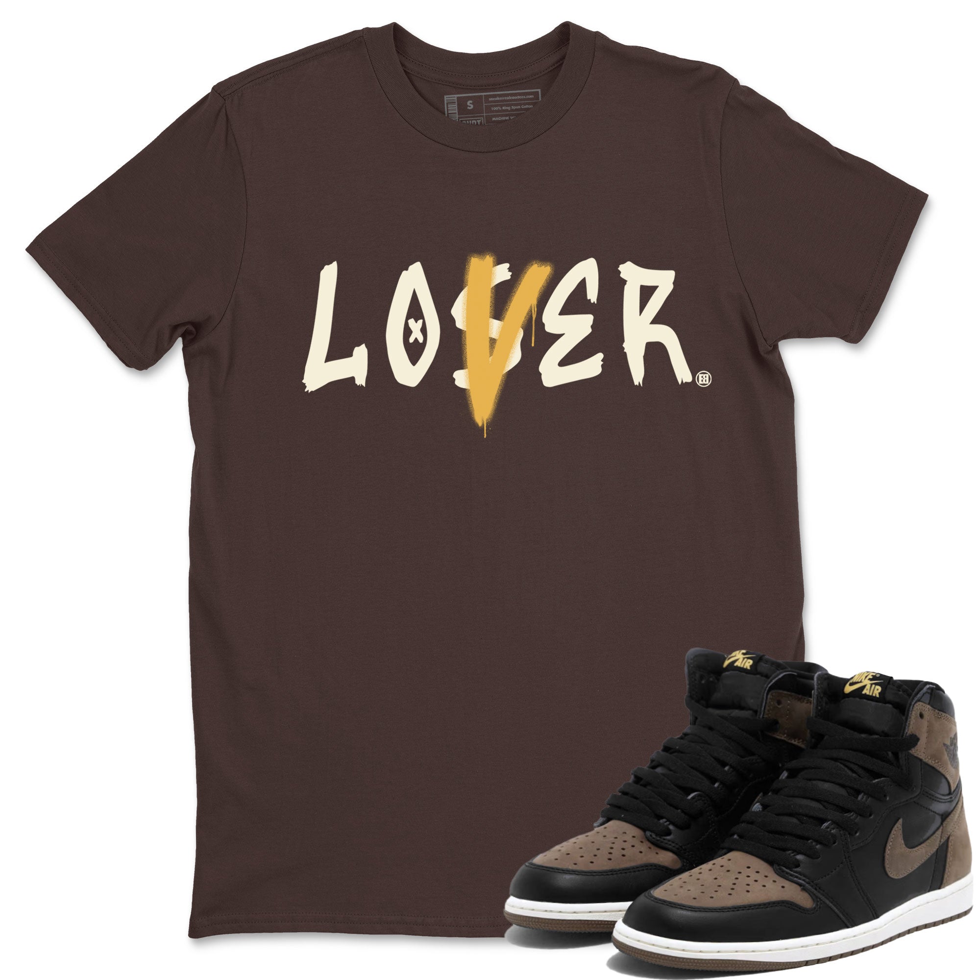 Air Jordan 1 Retro High OG Palomino shirt to match jordans Loser Lover Streetwear Sneaker Shirt Air Jordan 1 Palomino Drip Gear Zone Sneaker Matching Clothing Unisex Dark Chocolate 1 T-Shirt