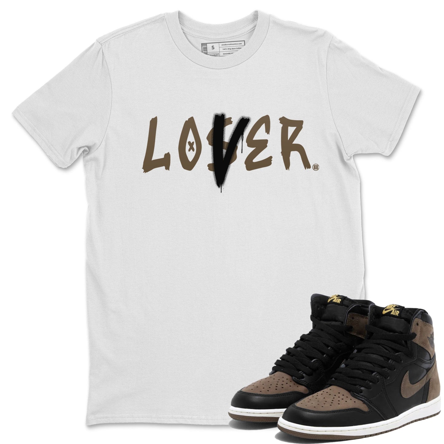 Air Jordan 1 Retro High OG Palomino shirt to match jordans Loser Lover Streetwear Sneaker Shirt Air Jordan 1 Palomino Drip Gear Zone Sneaker Matching Clothing Unisex White 1 T-Shirt