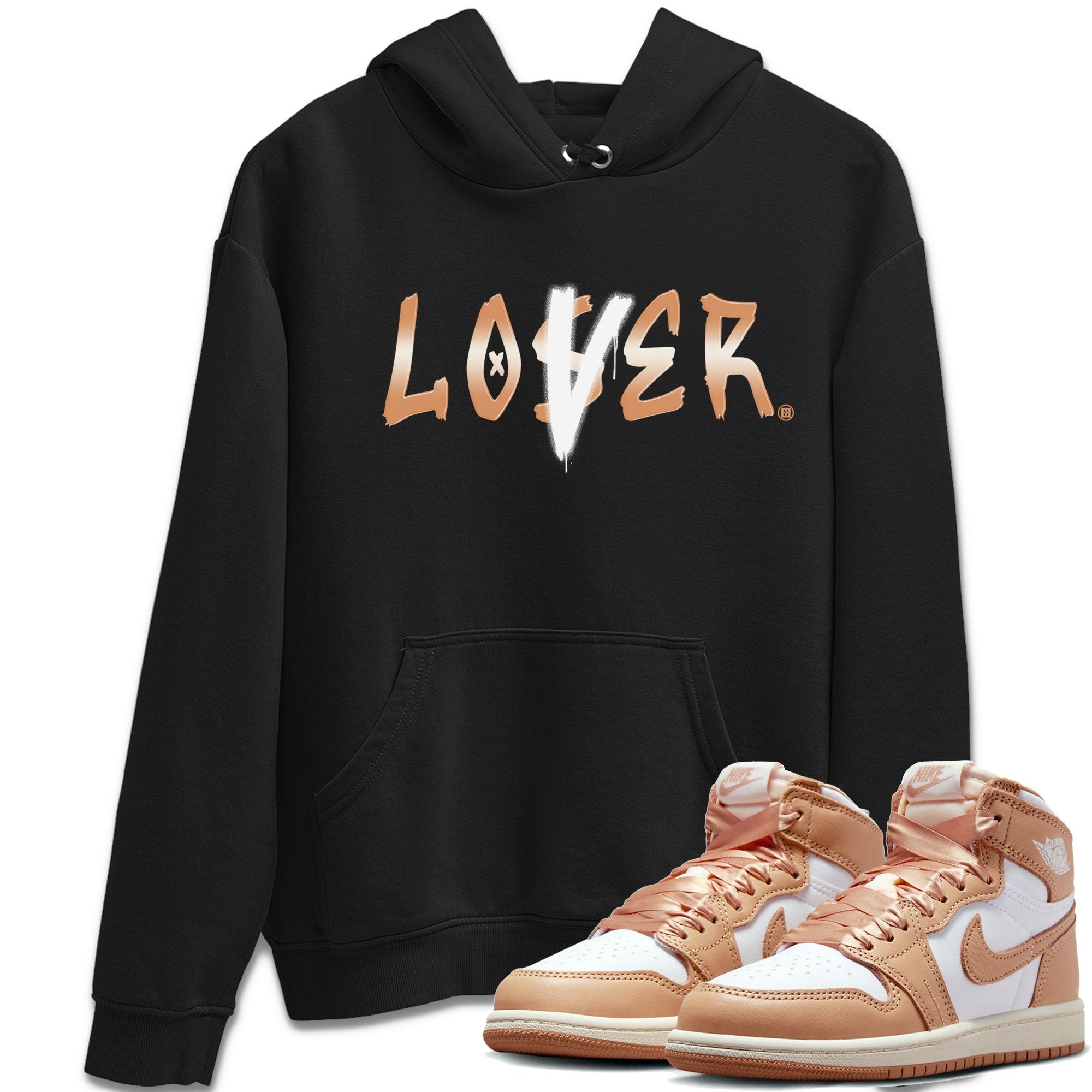 Air Jordan 1 Praline shirt to match jordans Loser Lover Streetwear Sneaker Shirt Air Jordan 1 Praline Drip Gear Zone Sneaker Matching Clothing Casual Unisex shirts Black 1 T-Shirt