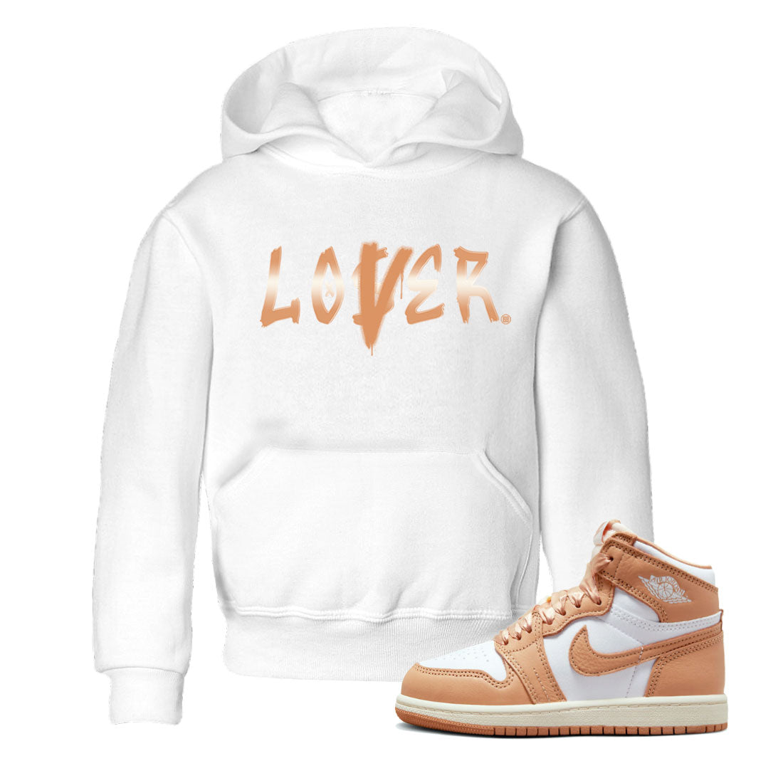 Air Jordan 1 Praline shirt to match jordans Loser Lover Streetwear Sneaker Shirt Air Jordan 1 Praline Drip Gear Zone Sneaker Matching Clothing Baby Toddler Kids White 1 T-Shirt