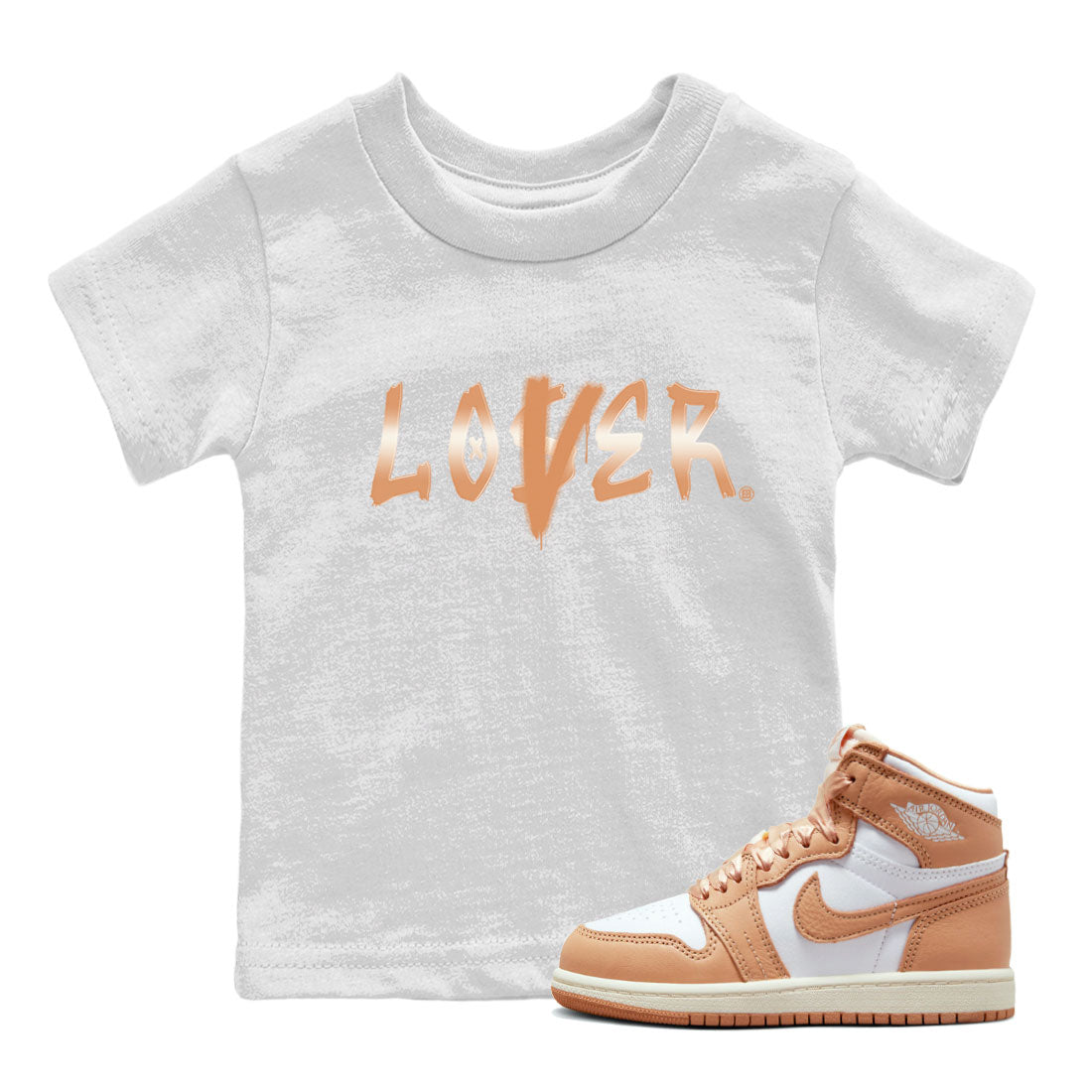 Air Jordan 1 Praline shirt to match jordans Loser Lover Streetwear Sneaker Shirt Air Jordan 1 Praline Drip Gear Zone Sneaker Matching Clothing Baby Toddler Kids White 1 T-Shirt