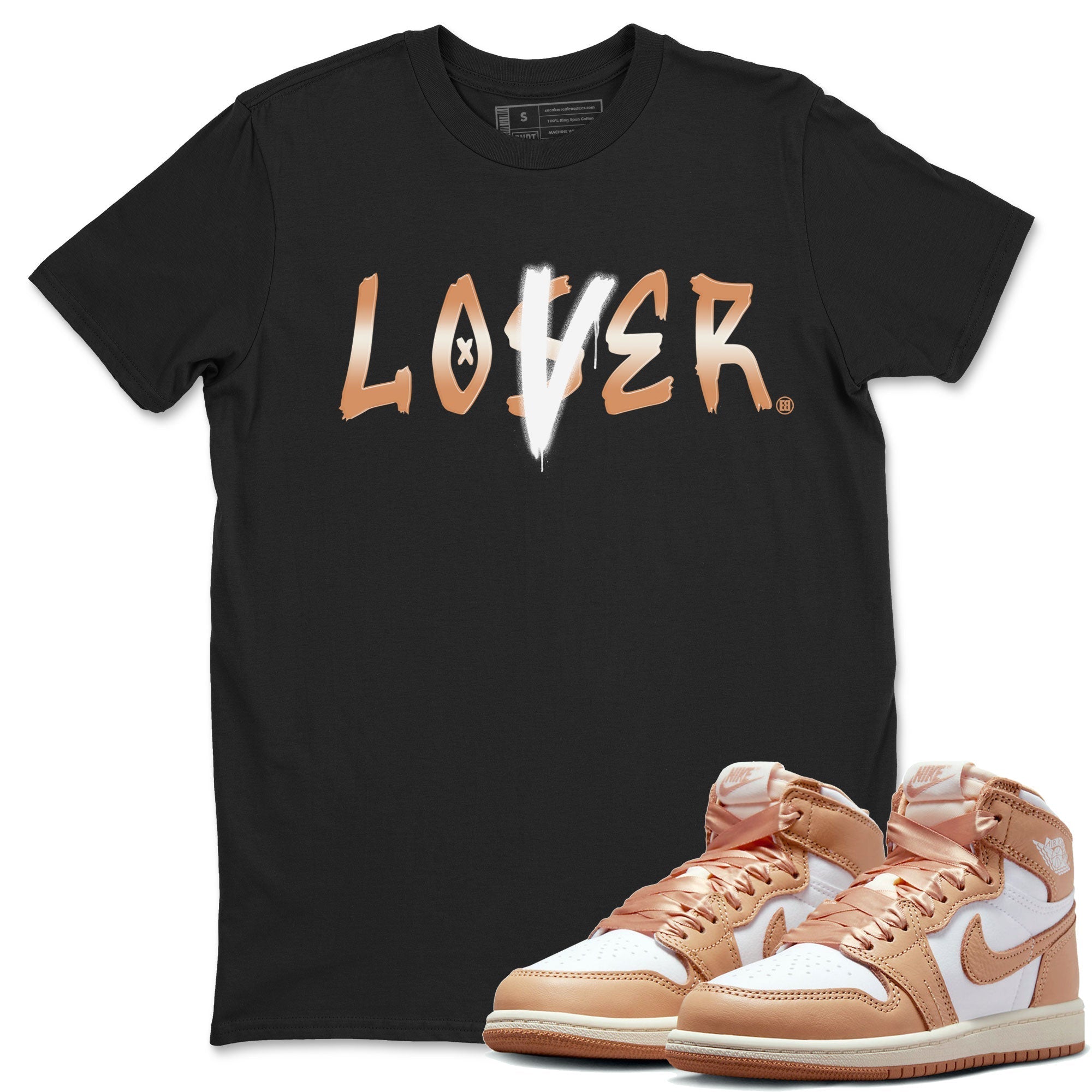 Air Jordan 1 Praline shirt to match jordans Loser Lover Streetwear Sneaker Shirt Air Jordan 1 Praline Drip Gear Zone Sneaker Matching Clothing Casual Unisex shirts Black 1 T-Shirt