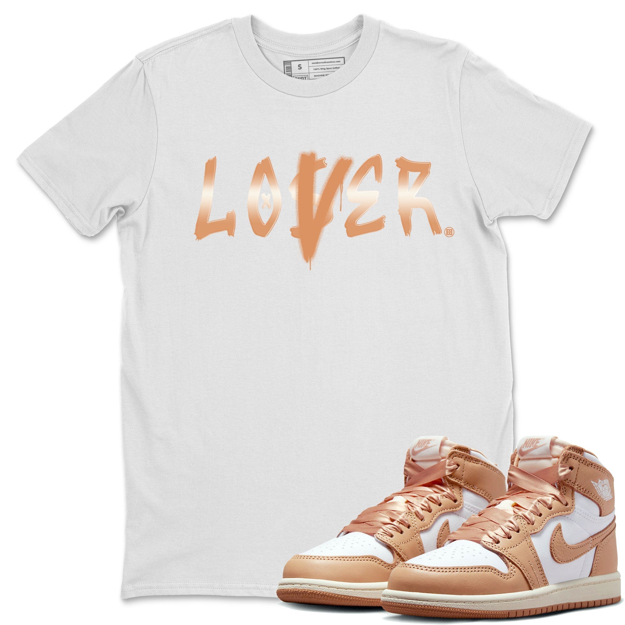 Air Jordan 1 Praline shirt to match jordans Loser Lover Streetwear Sneaker Shirt Air Jordan 1 Praline Drip Gear Zone Sneaker Matching Clothing Casual Unisex shirts White 1 T-Shirt