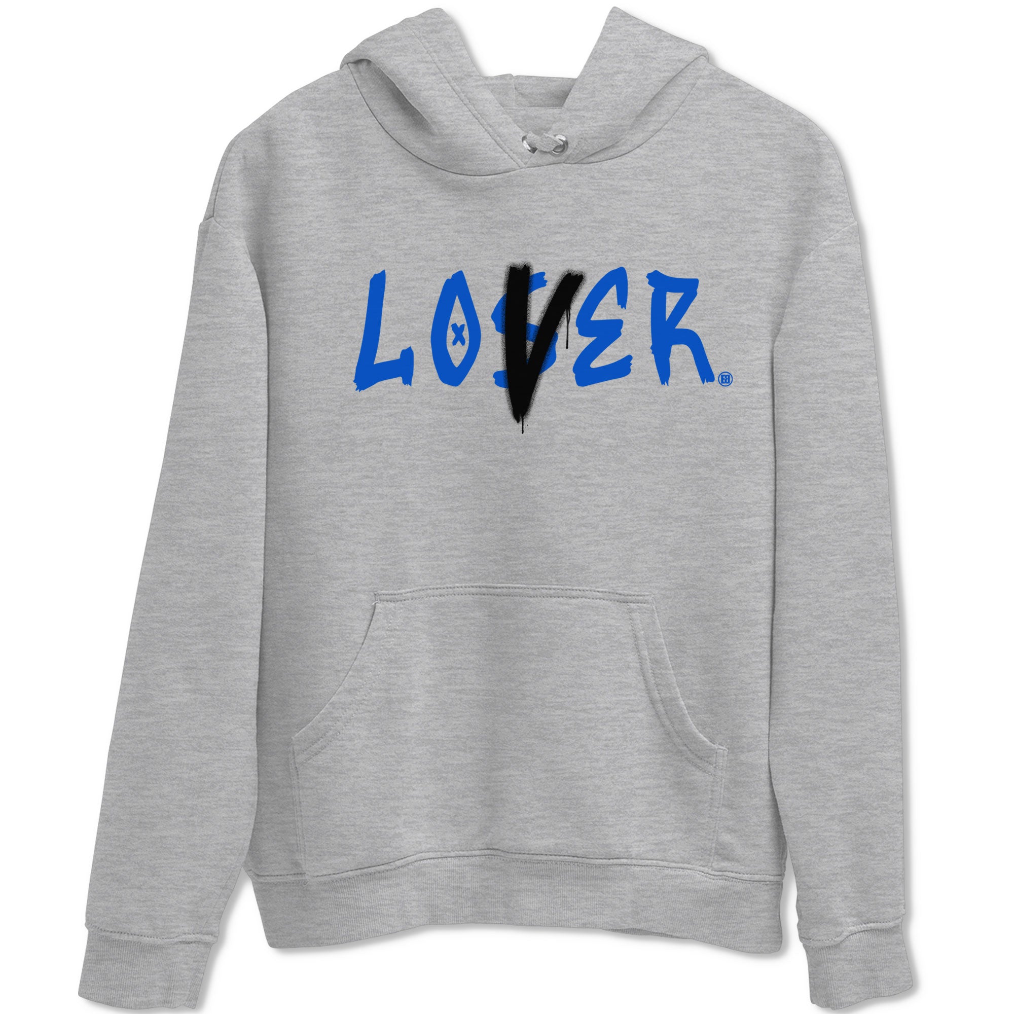 1s Royal Reimagined shirt to match jordans Loser Lover sneaker tees Air Jordan 1 Royal Reimagined Drip Gear Zone Streetbrand Sneaker Matching Tee Cotton T-Shirt Unisex Heather Grey 2 T-Shirt