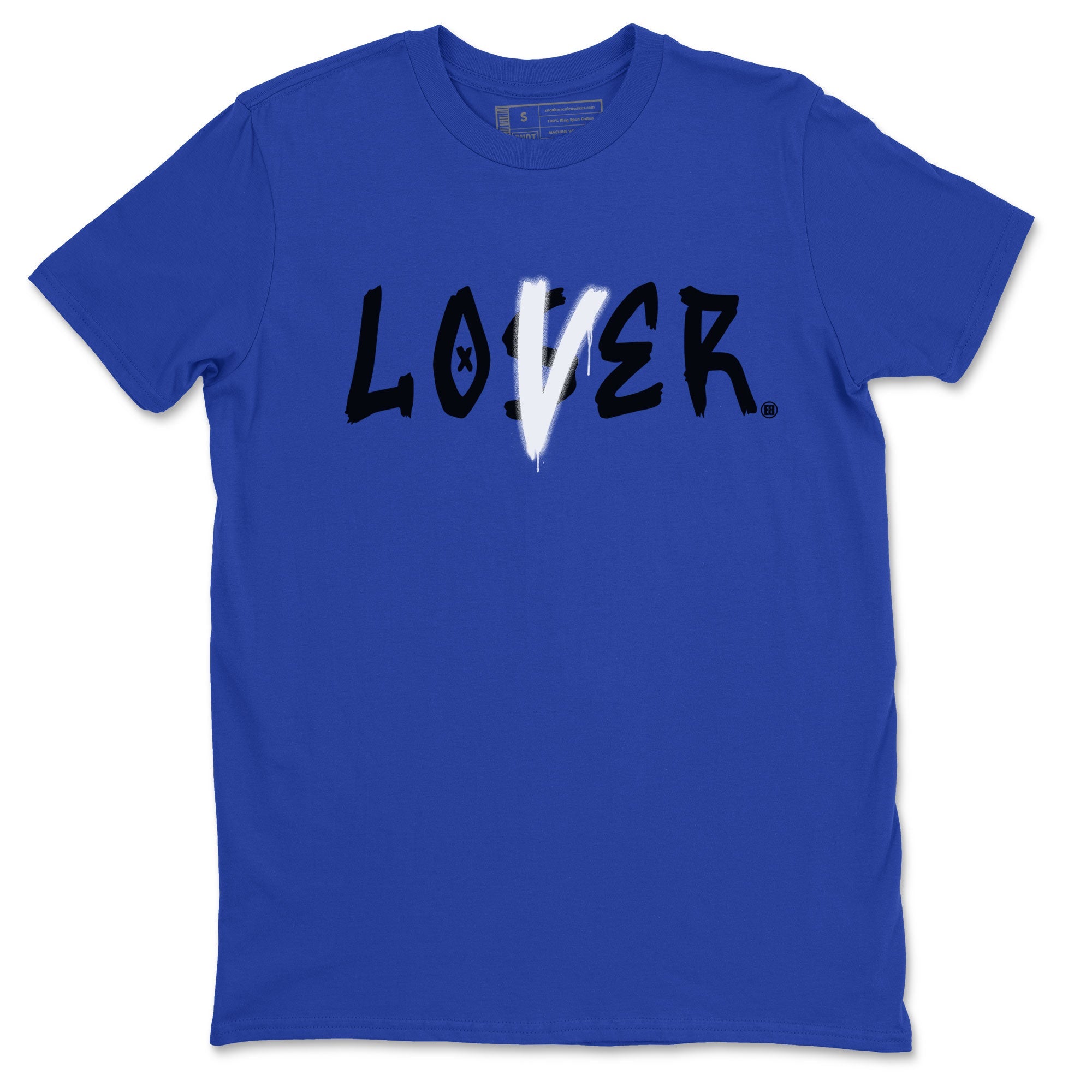 1s Royal Reimagined shirt to match jordans Loser Lover sneaker tees Air Jordan 1 Royal Reimagined Drip Gear Zone Streetbrand Sneaker Matching Tee Cotton T-Shirt Unisex Royal Blue 2 T-Shirt
