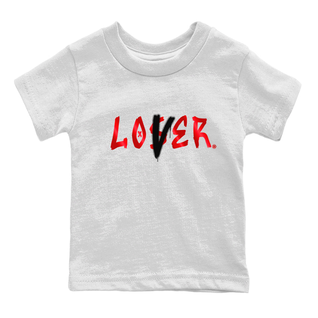 Air Jordan 1 Satin Bred Sneaker Match Tees Loser Lover Sneaker Tees Jordan 1 High OG Satin Bred Sneaker Release Tees Kids Shirts White 2