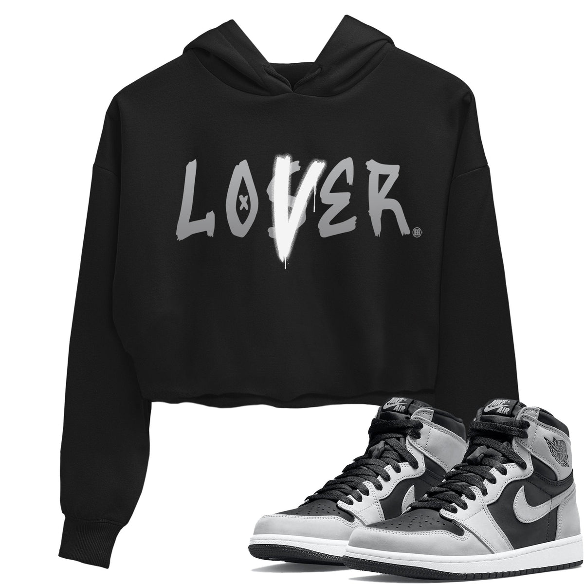Jordan 1 Shadow 2.0 Sneaker Matching T-Shirt Loser Lover Sneaker Tees Jordan 1 Shadow 2.0 Sneaker Release Tees Women's Shirts