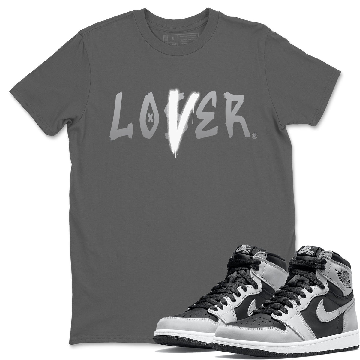 Jordan 1 Shadow 2.0 Shirt To Match Jordans Loser Lover Sneaker Tees Jordan 1 Shadow 2.0 Drip Gear Zone Sneaker Matching Clothing Unisex Shirts