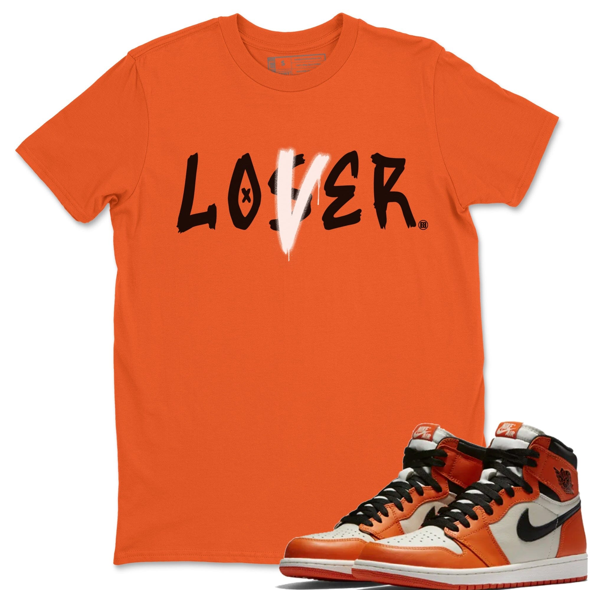 Jordan 1 Shattered Backboard Away Sneaker Matching T-Shirt Loser Lover Sneaker Tees Jordan 1 Shattered Backboard Away Sneaker Release Tees Crew Neck Tees