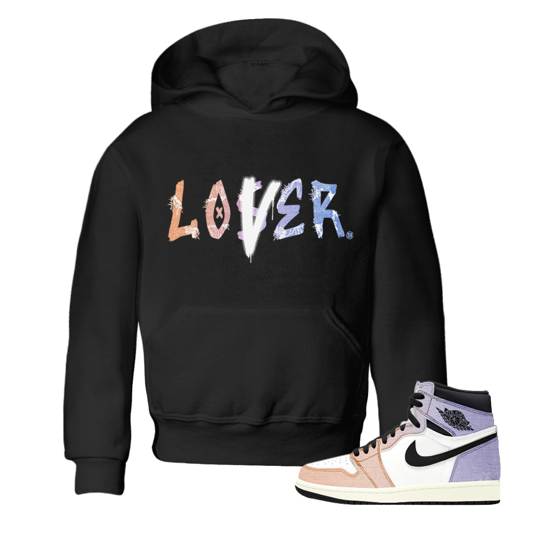 Jordan 1 Skyline Sneaker Matching T-Shirt Loser Lover Sneaker Tees Jordan 1 Skyline Sneaker Release Tees Kids Shirts