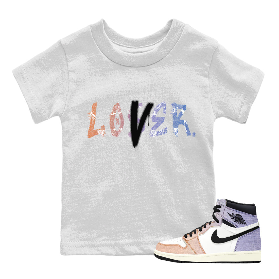 Jordan 1 Skyline Sneaker Matching T-Shirt Loser Lover Sneaker Tees Jordan 1 Skyline Sneaker Release Tees Kids Shirts