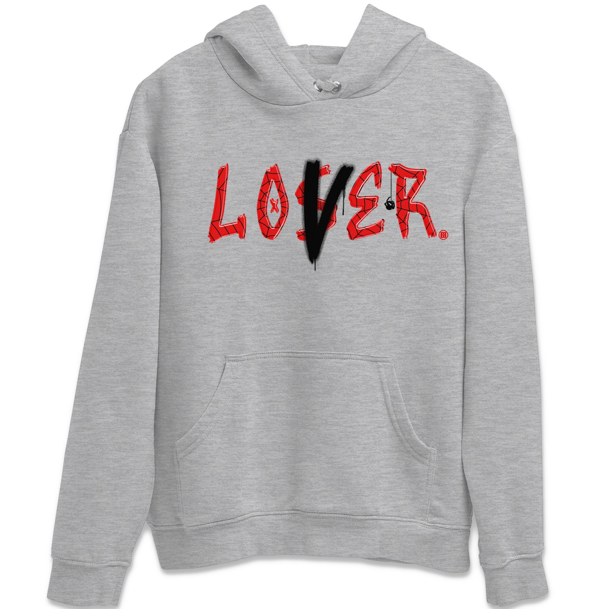 Air Jordan 1 Spider Man Sneaker Match Tees Loser Lover Sneaker Release Tees Spider-Man: Across the Spider-Verse x Air Jordan 1 Sneaker Release Tees Unisex Shirts Heather Grey 2