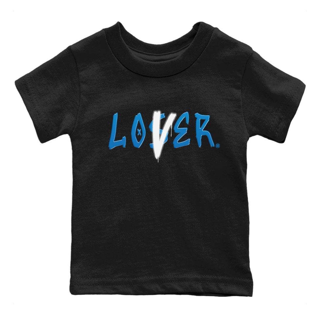 Air Jordan 1 Travis Scott Fragment Sneaker Match Tees Loser Lover Streetwear Sneaker Shirt Air Jordan 1 High x Travis Scott x Fragment Sneaker Release Tees Kids Shirts Black 2