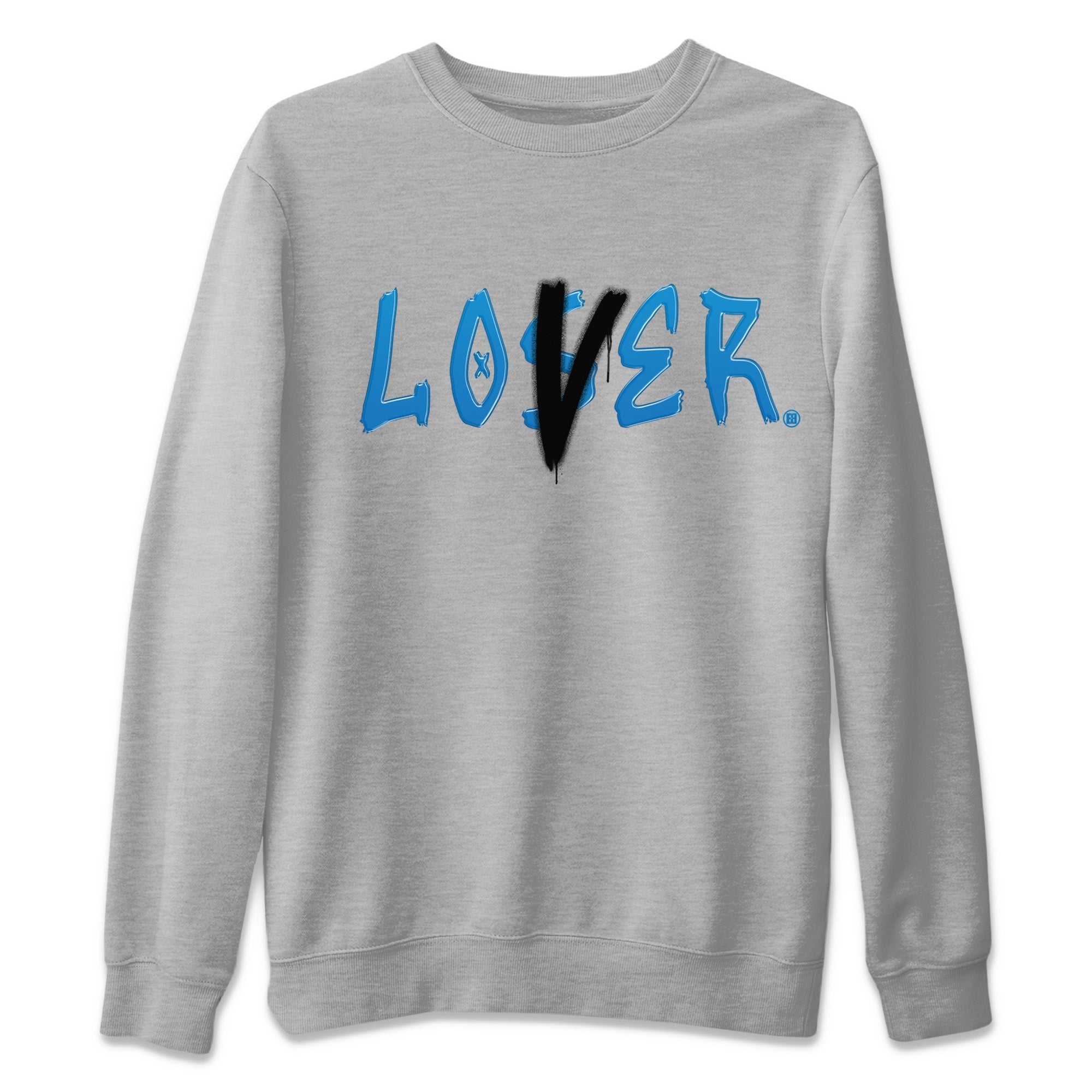 Air Jordan 1 Travis Scott Fragment Sneaker Match Tees Loser Lover Streetwear Sneaker Shirt Air Jordan 1 High x Travis Scott x Fragment Sneaker Release Tees Unisex Shirts Heather Grey 2