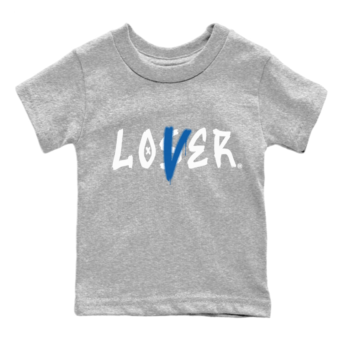 Jordan 1 True Blue Sneaker Matching T-Shirt Loser Lover Sneaker Tees Jordan 1 True Blue Sneaker Release Tees Kids Shirts