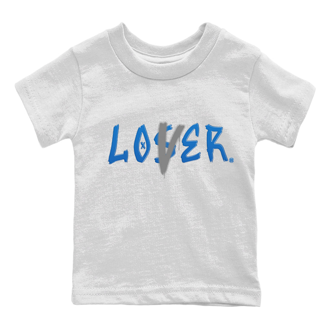 Jordan 1 True Blue Sneaker Matching T-Shirt Loser Lover Sneaker Tees Jordan 1 True Blue Sneaker Release Tees Kids Shirts