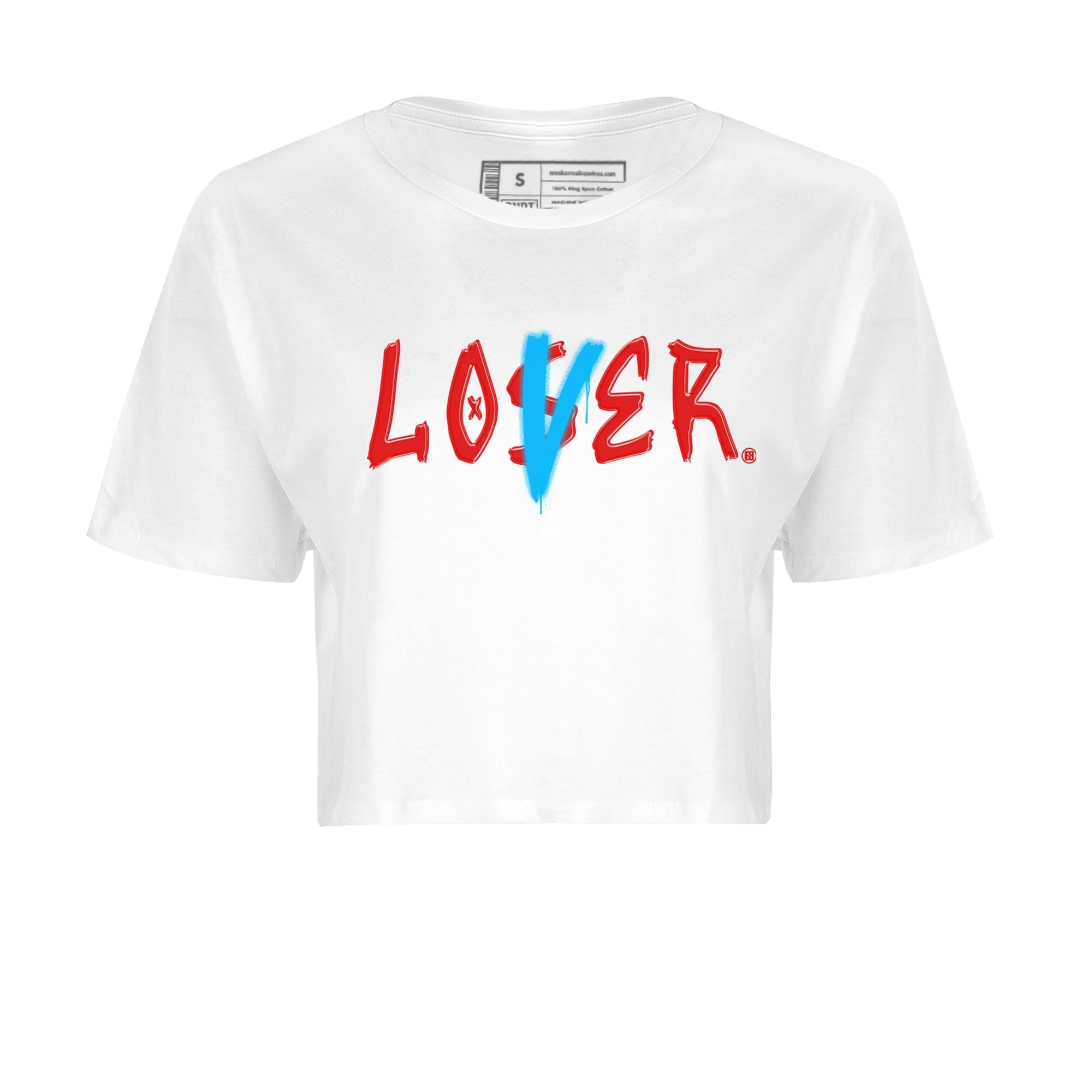 Air Jordan 1 UNC to Chicago Sneaker Match Tees Loser Lover Streetwear Sneaker Shirt Jordan 1 Low OG WMNS UNC to Chicago Drip Gear Zone Sneaker Matching Clothing Women's Shirts White 2