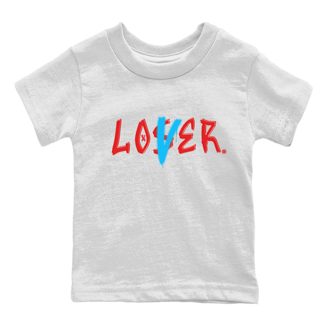 Air Jordan 1 UNC to Chicago Sneaker Match Tees Loser Lover Streetwear Sneaker Shirt Jordan 1 Low OG WMNS UNC to Chicago Drip Gear Zone Sneaker Matching Clothing Kids and Baby Youth Shirts White 2