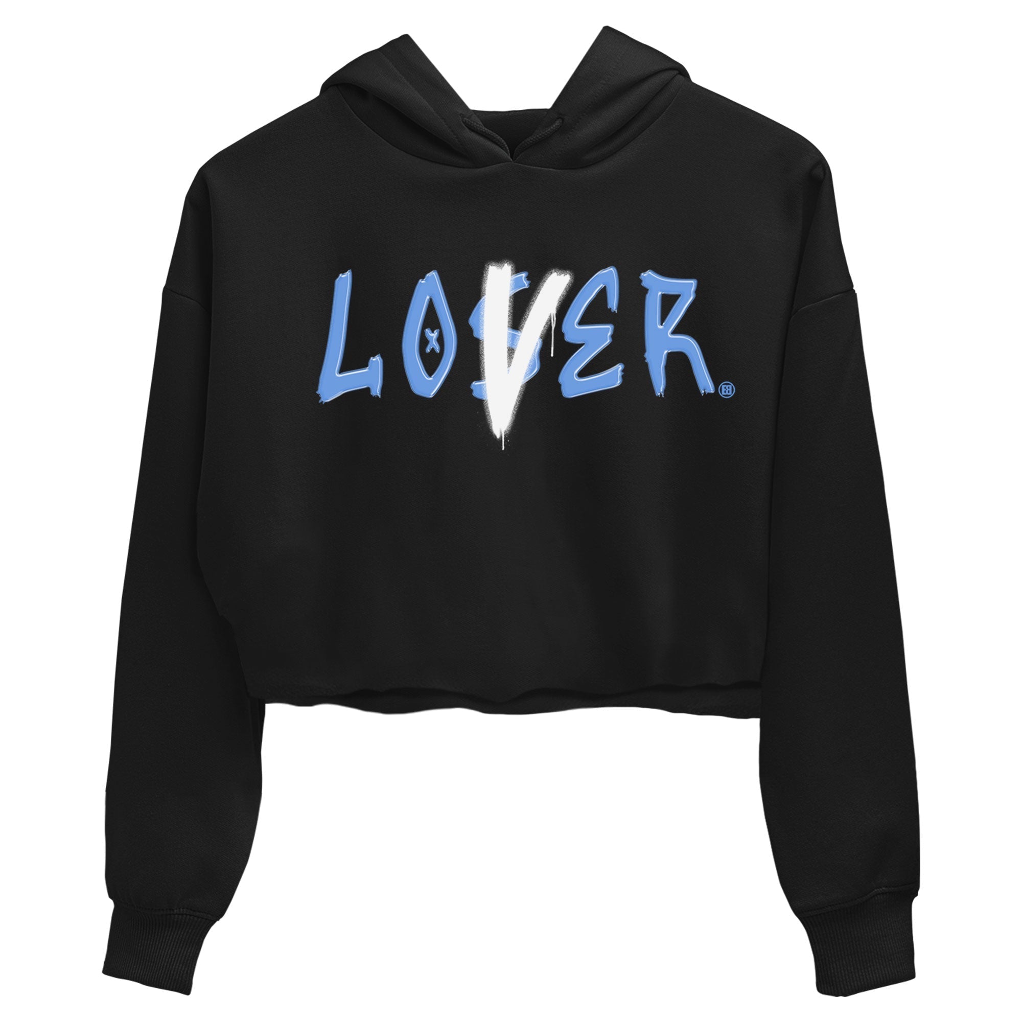 Air Jordan 1 UNC Toe shirt to match jordans Loser Lover Streetwear Sneaker Shirt Air Jordan 1 Retro High OG UNC Toe Drip Gear Zone Sneaker Matching Clothing Black 2 Crop T-Shirt