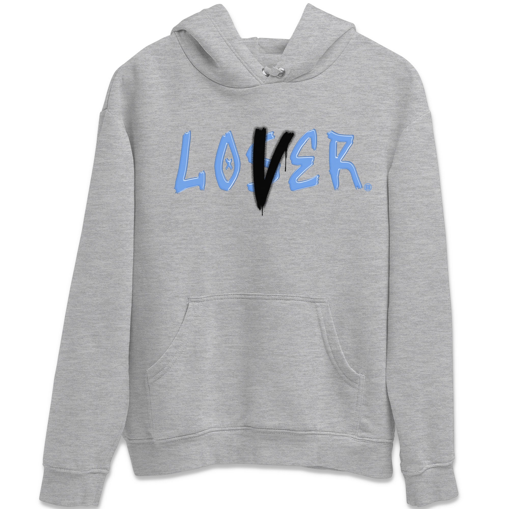 Air Jordan 1 UNC Toe shirt to match jordans Loser Lover Streetwear Sneaker Shirt Air Jordan 1 Retro High OG UNC Toe Drip Gear Zone Sneaker Matching Clothing Unisex Heather Grey 2 T-Shirt