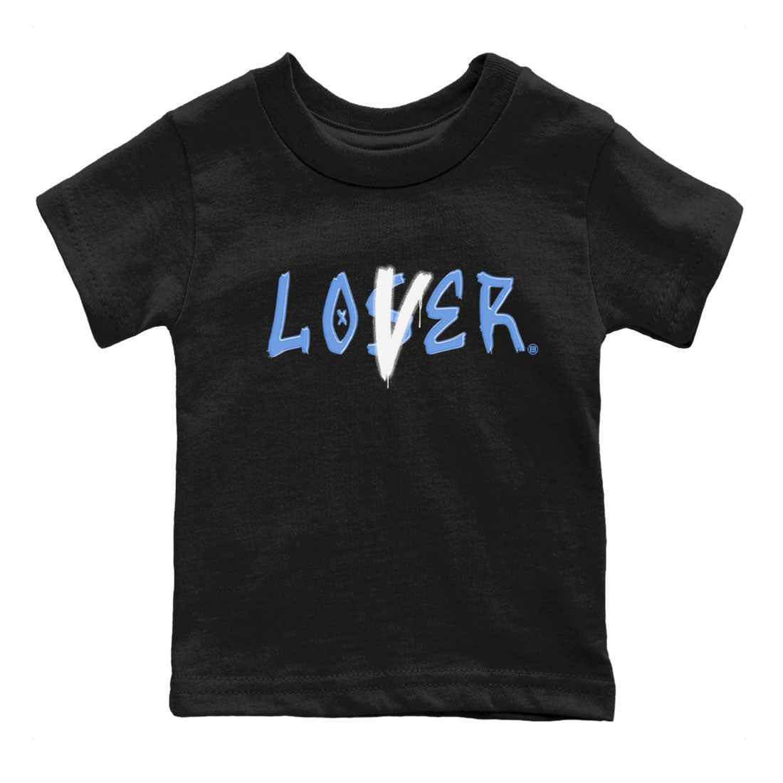 Air Jordan 1 UNC Toe shirt to match jordans Loser Lover Streetwear Sneaker Shirt Air Jordan 1 Retro High OG UNC Toe Drip Gear Zone Sneaker Matching Clothing Baby Toddler Black 2 T-Shirt