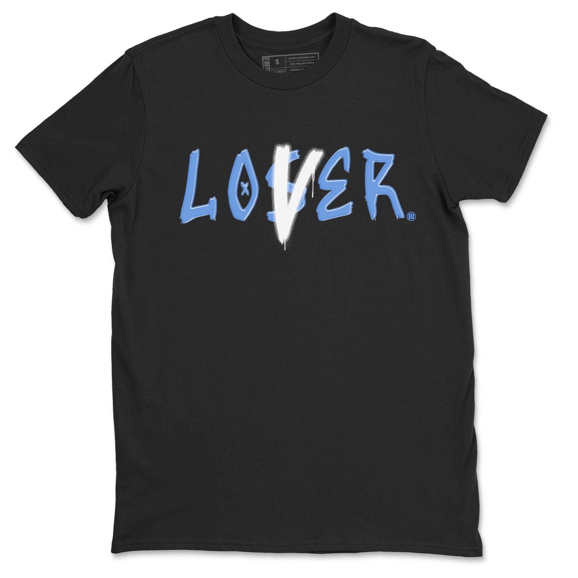 Air Jordan 1 UNC Toe shirt to match jordans Loser Lover Streetwear Sneaker Shirt Air Jordan 1 Retro High OG UNC Toe Drip Gear Zone Sneaker Matching Clothing Unisex Black 2 T-Shirt