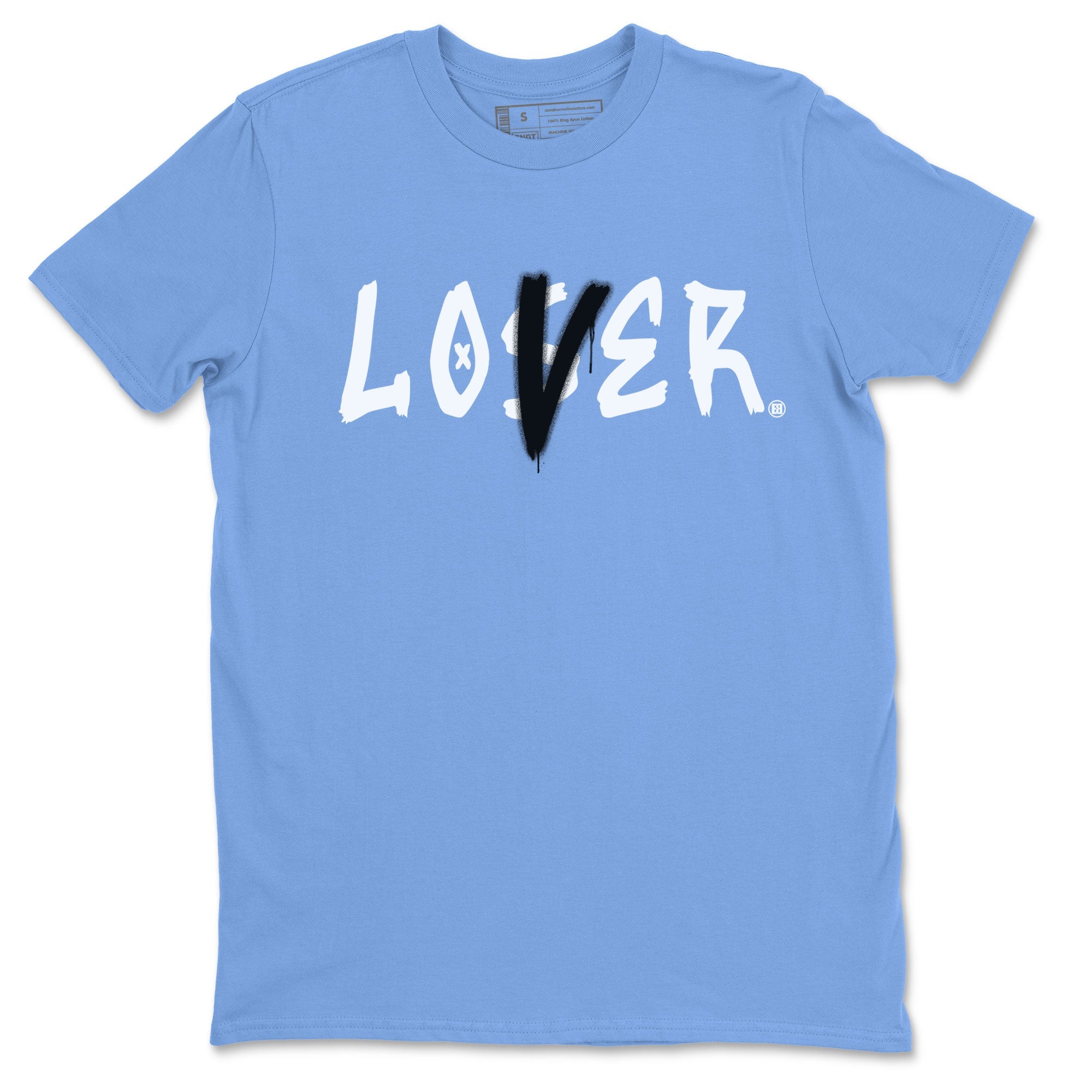 Air Jordan 1 UNC Toe shirt to match jordans Loser Lover Streetwear Sneaker Shirt Air Jordan 1 Retro High OG UNC Toe Drip Gear Zone Sneaker Matching Clothing Unisex Carolina Blue 2 T-Shirt