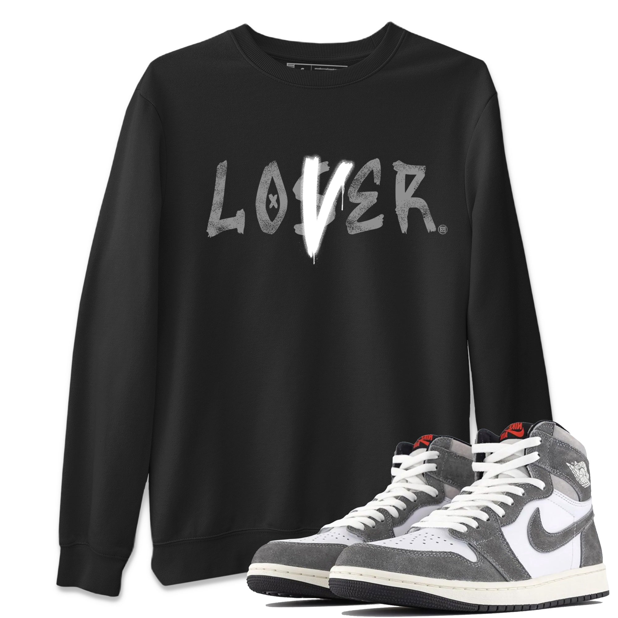 Air Jordan 1 Washed Heritage Sneaker Match Tees Loser Lover Streetwear Sneaker Shirt Air Jordan 1 Washed Heritage Shirts Unisex Shirts Black 1