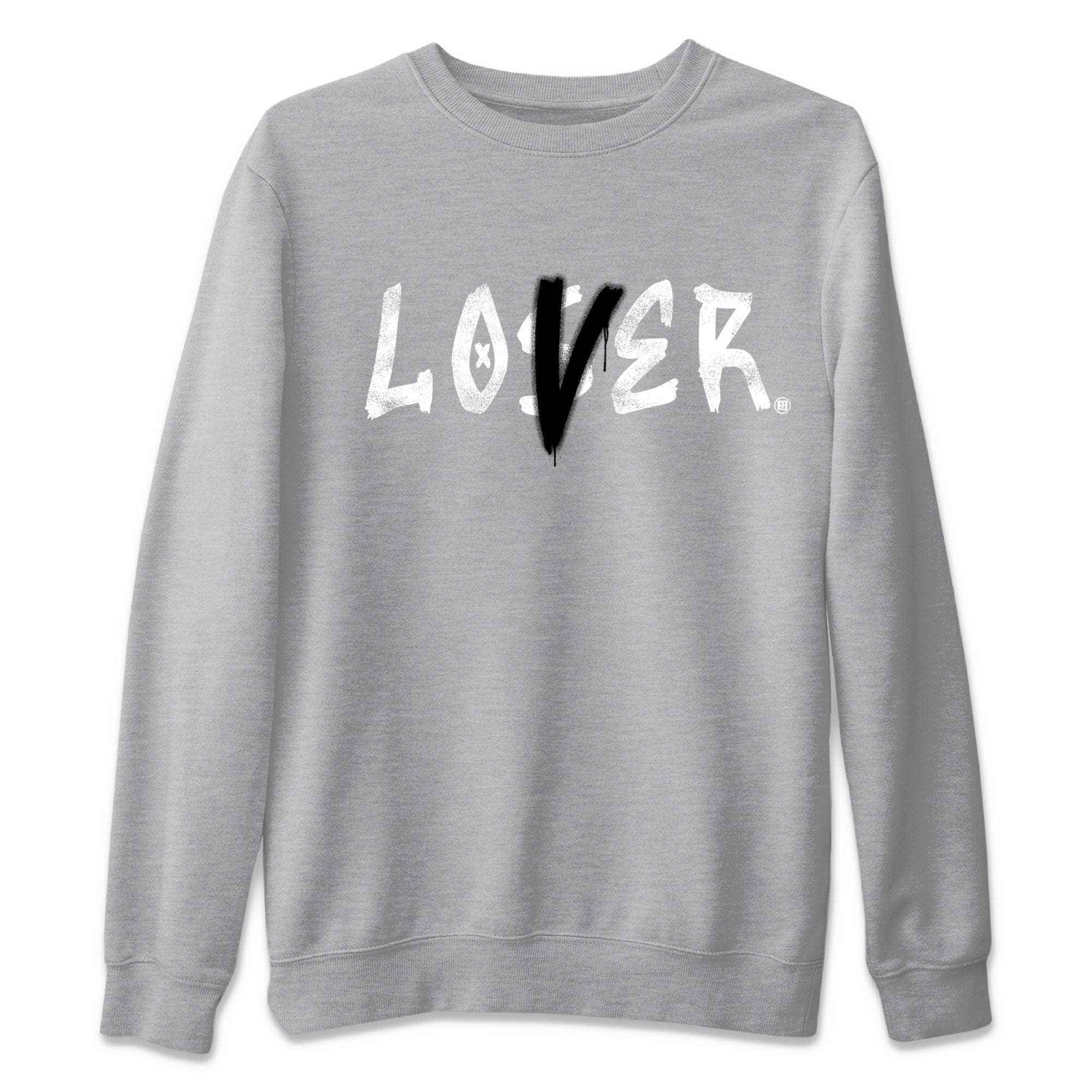 Air Jordan 1 Washed Heritage Sneaker Match Tees Loser Lover Streetwear Sneaker Shirt Air Jordan 1 Washed Heritage Shirts Unisex Shirts Heather Grey 2