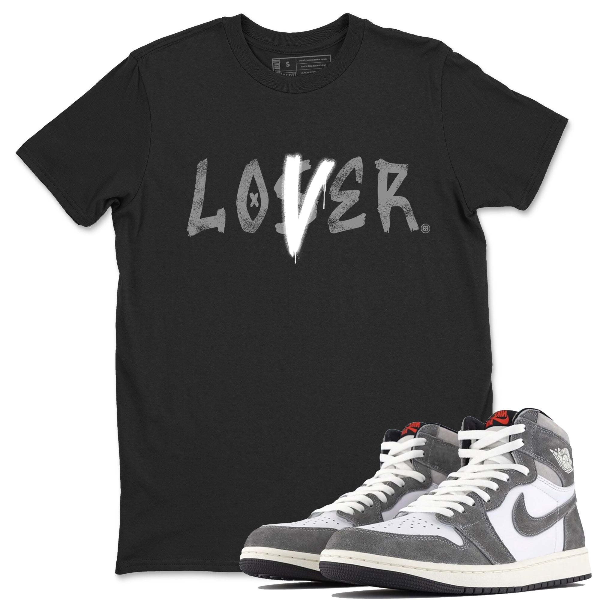 Air Jordan 1 Washed Heritage Sneaker Match Tees Loser Lover Streetwear Sneaker Shirt Air Jordan 1 Washed Heritage Shirts Unisex Shirts Black 1