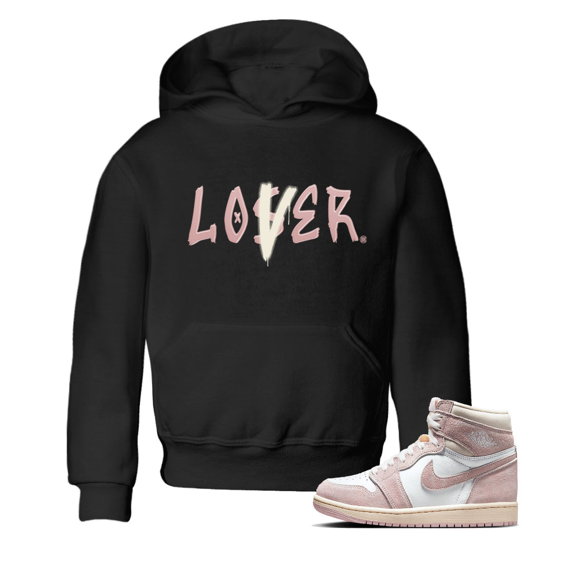 Air Jordan 1 Washed Pink Loser Lover Baby and Kids Streetwear Sneaker Shirt Air Jordan 1 High OG WMNS Washed Pink Kids Streetwear Sneaker Shirt Washing and Care Tip