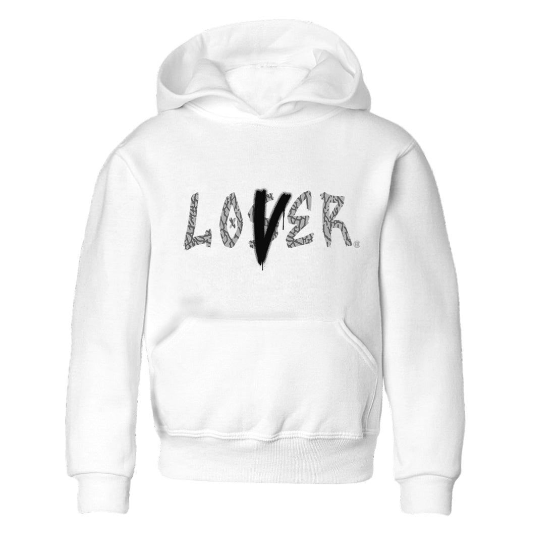 Jordan 1 White Cement Sneaker Matching T-Shirt Loser Lover Sneaker Tees Jordan 1 White Cement Sneaker Release Tees Kids Shirts