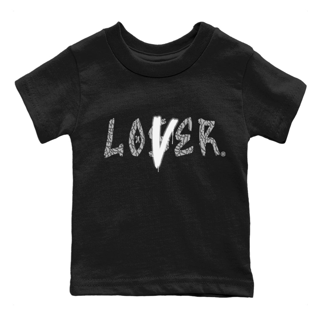 Jordan 1 White Cement Sneaker Matching T-Shirt Loser Lover Sneaker Tees Jordan 1 White Cement Sneaker Release Tees Kids Shirts
