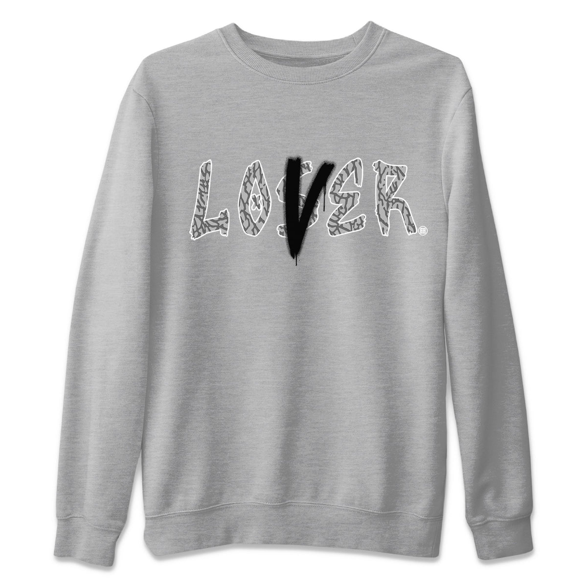 Jordan 1 White Cement Sneaker Matching T-Shirt Loser Lover Sneaker Tees Jordan 1 White Cement Sneaker Release Tees Crew Neck Tees