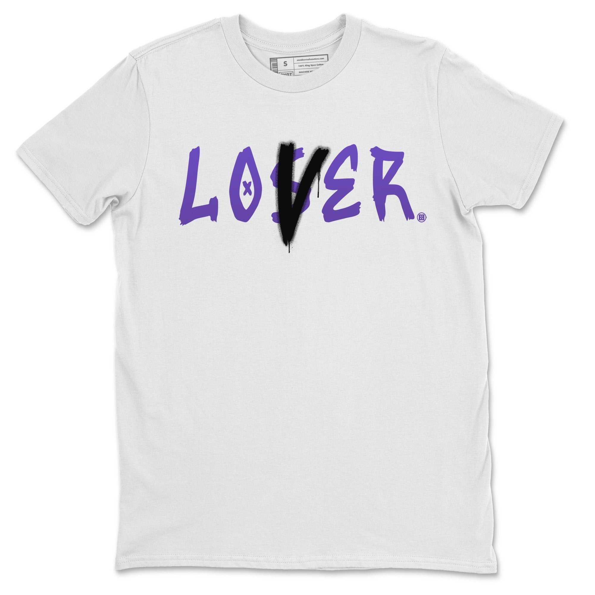 Jordan 1 WMNS Court Purple Shirt To Match Jordans Loser Lover Sneaker Tees Jordan 1 WMNS Court Purple Drip Gear Zone Sneaker Matching Clothing Unisex Shirts