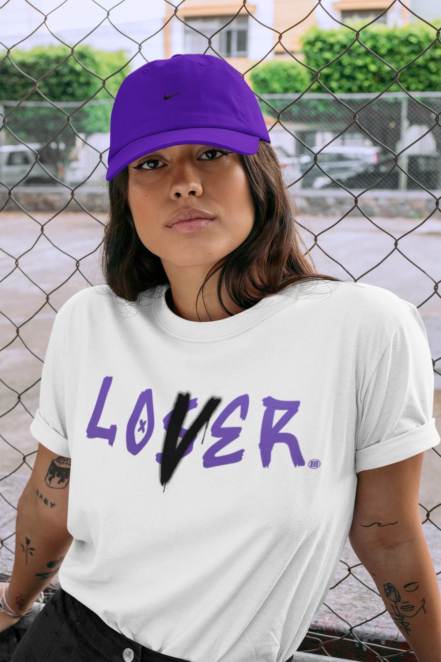 Jordan 1 WMNS Court Purple Shirt To Match Jordans Loser Lover Sneaker Tees Jordan 1 WMNS Court Purple Drip Gear Zone Sneaker Matching Clothing Unisex Shirts