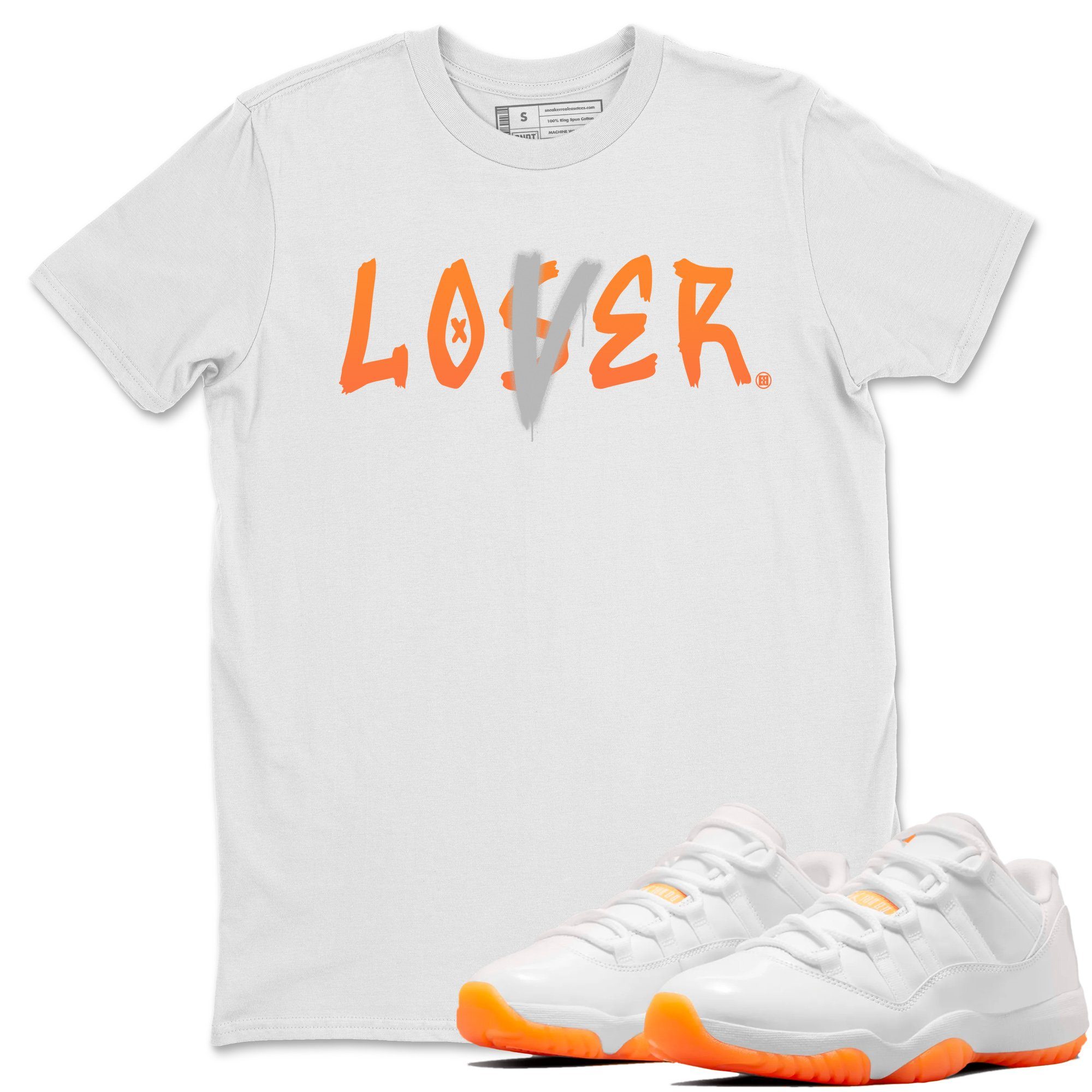Jordan 11 Citrus Shirt To Match Jordans Loser Lover Sneaker Tees Jordan 11 Citrus Drip Gear Zone Sneaker Matching Clothing Unisex Shirts