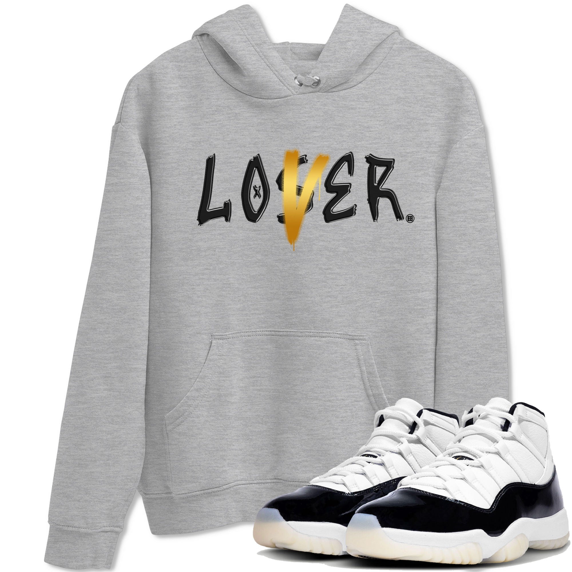 Air Jordan 11 Gratitude shirt to match jordans Loser Lover sneaker tees Jordan 11 Retro Gratitude Drip Gear Zone Unisex Streetwear Clothing Heather Grey 1 T-Shirt