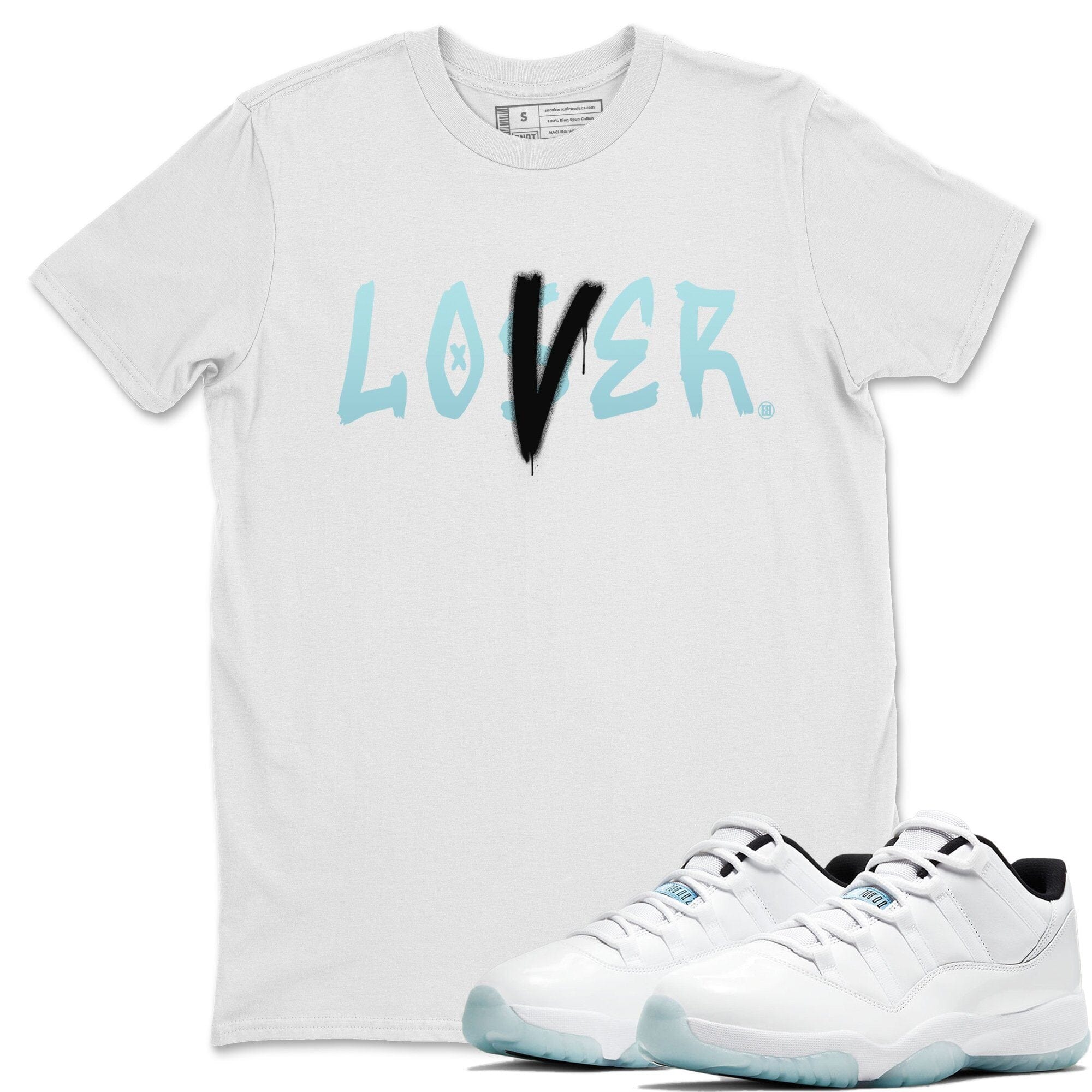 Jordan 11 Legend Blue Shirt To Match Jordans Loser Lover Sneaker Tees Jordan 11 Legend Blue Drip Gear Zone Sneaker Matching Clothing Unisex Shirts