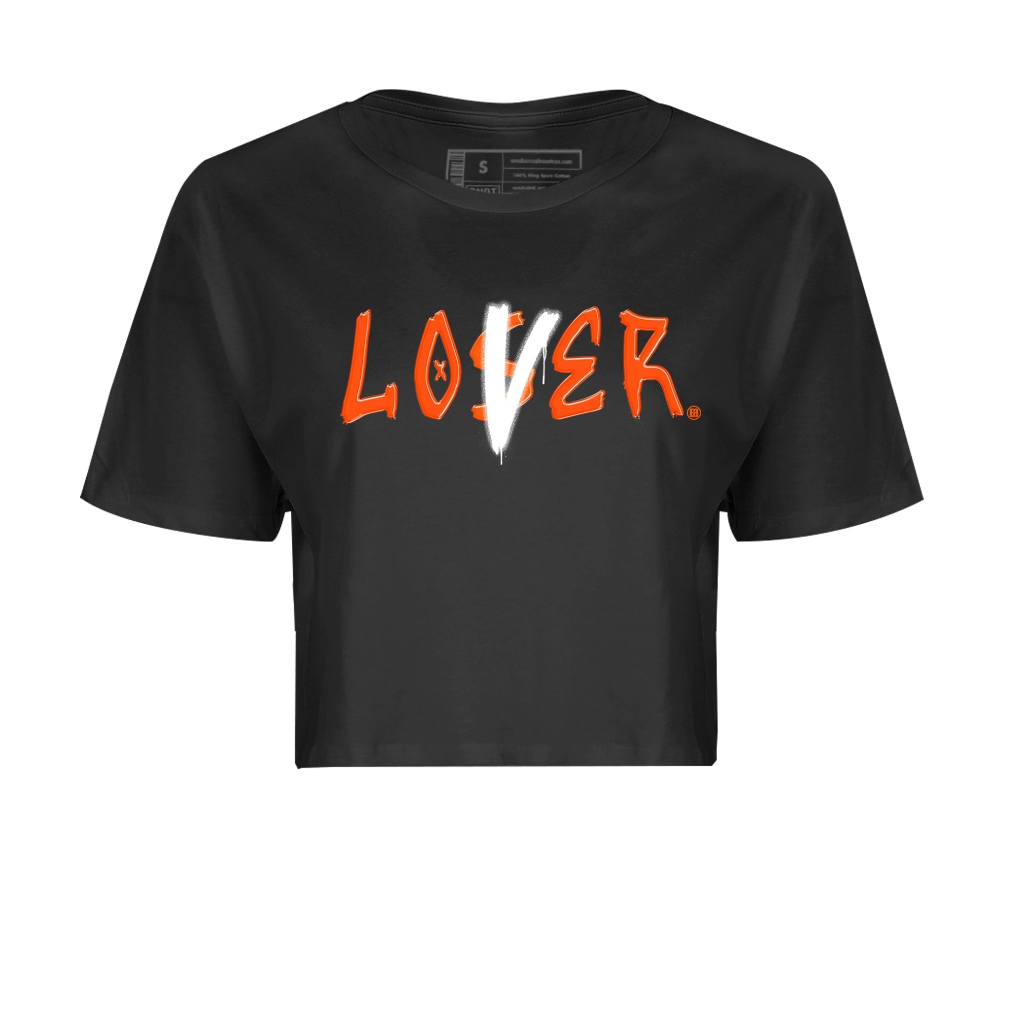 Air Jordan 12 Brilliant Orange Sneaker Match Tees Loser Lover Streetwear Sneaker Shirt 12s Brilliant Orange Tee Women's Shirts Black 2