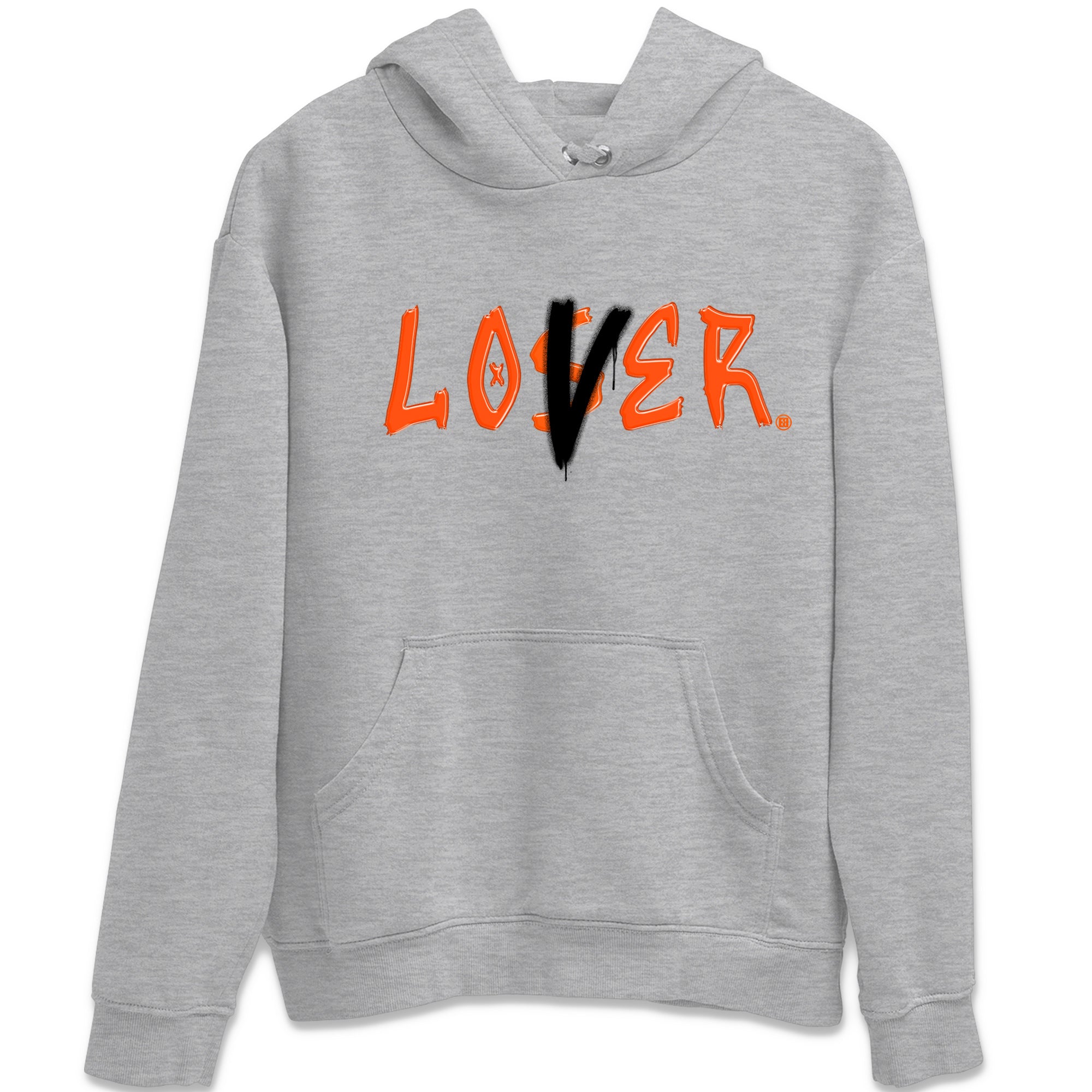 Air Jordan 12 Brilliant Orange Sneaker Match Tees Loser Lover Streetwear Sneaker Shirt 12s Brilliant Orange Tee Unisex Shirts Heather Grey 2