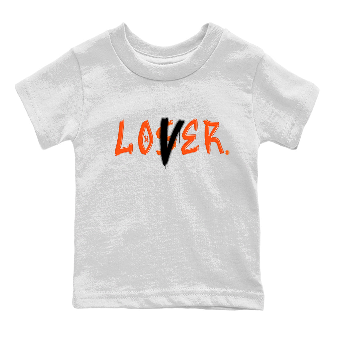Air Jordan 12 Brilliant Orange Sneaker Match Tees Loser Lover Streetwear Sneaker Shirt 12s Brilliant Orange Tee Kids Shirts White 2