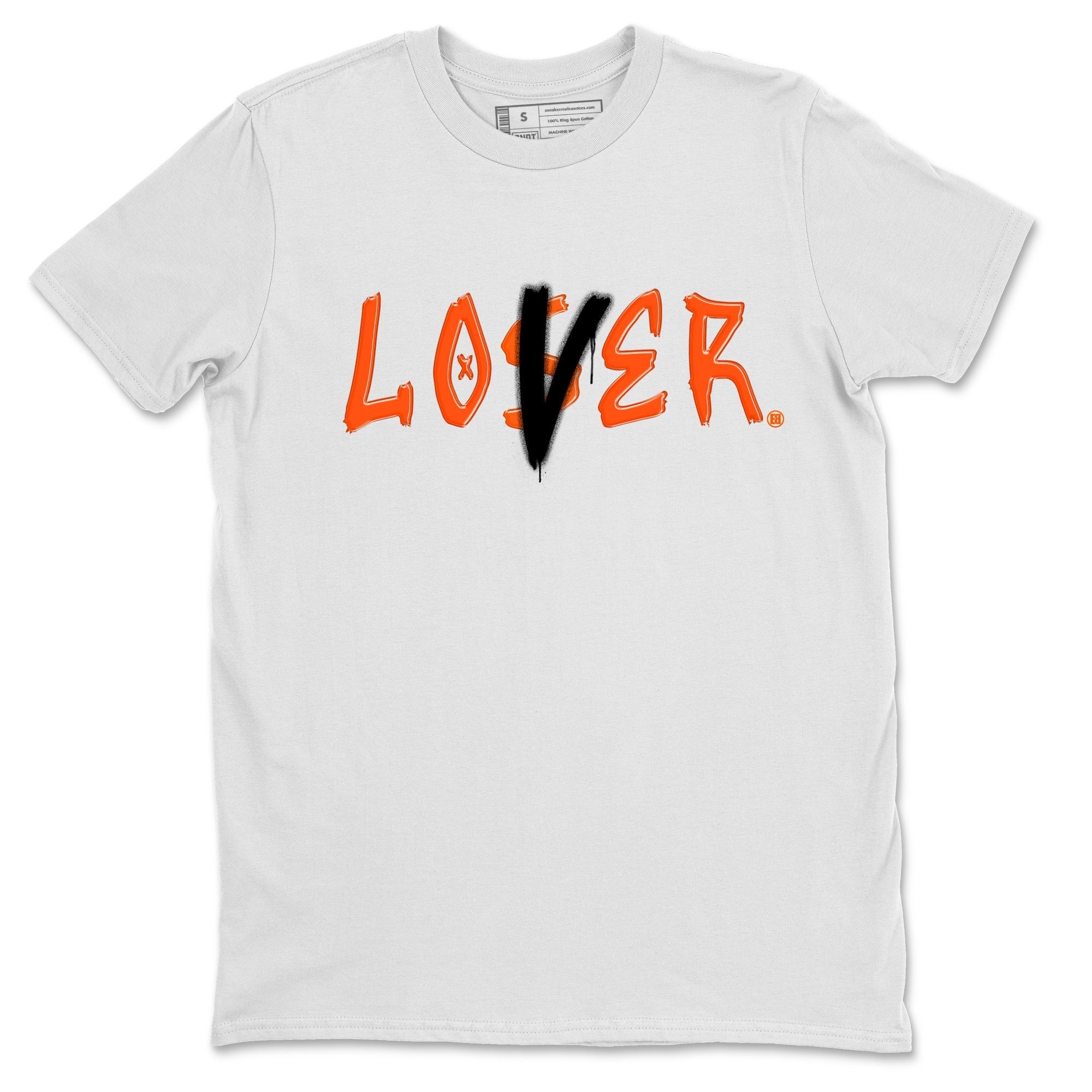 Air Jordan 12 Brilliant Orange Sneaker Match Tees Loser Lover Streetwear Sneaker Shirt 12s Brilliant Orange Tee Unisex Shirts White 2