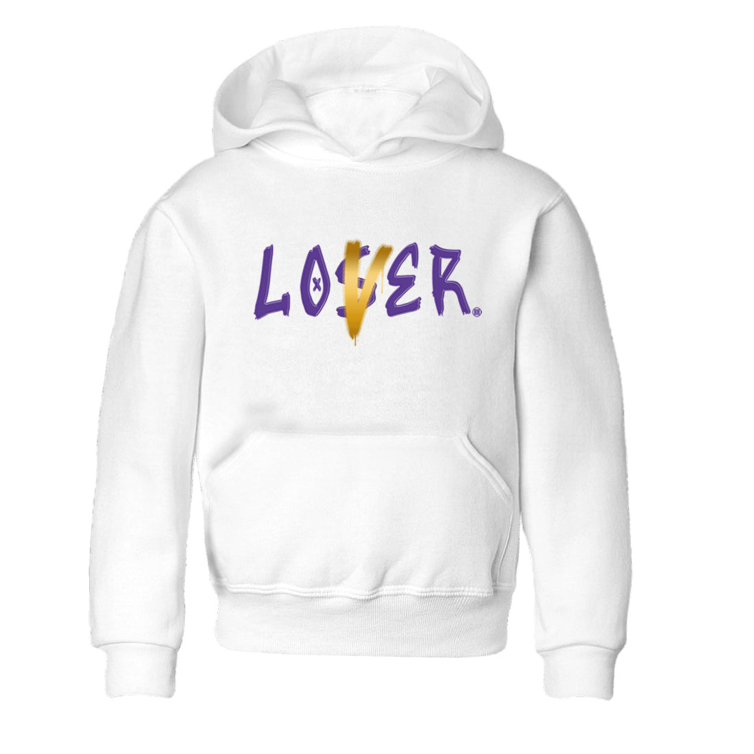 Air Jordan 12 Field Purple Sneaker Match Tees Loser Lover Sneaker Tees AJ12 Field Purple Sneaker Release Tees Kids Shirts White 2