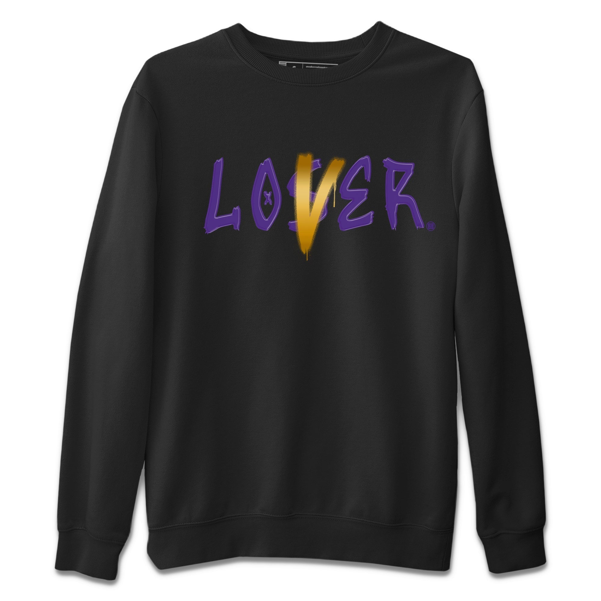 Air Jordan 12 Field Purple Sneaker Match Tees Loser Lover Sneaker T-Shirts AJ12 Field Purple Sneaker Release Tees Unisex Shirts Black 2