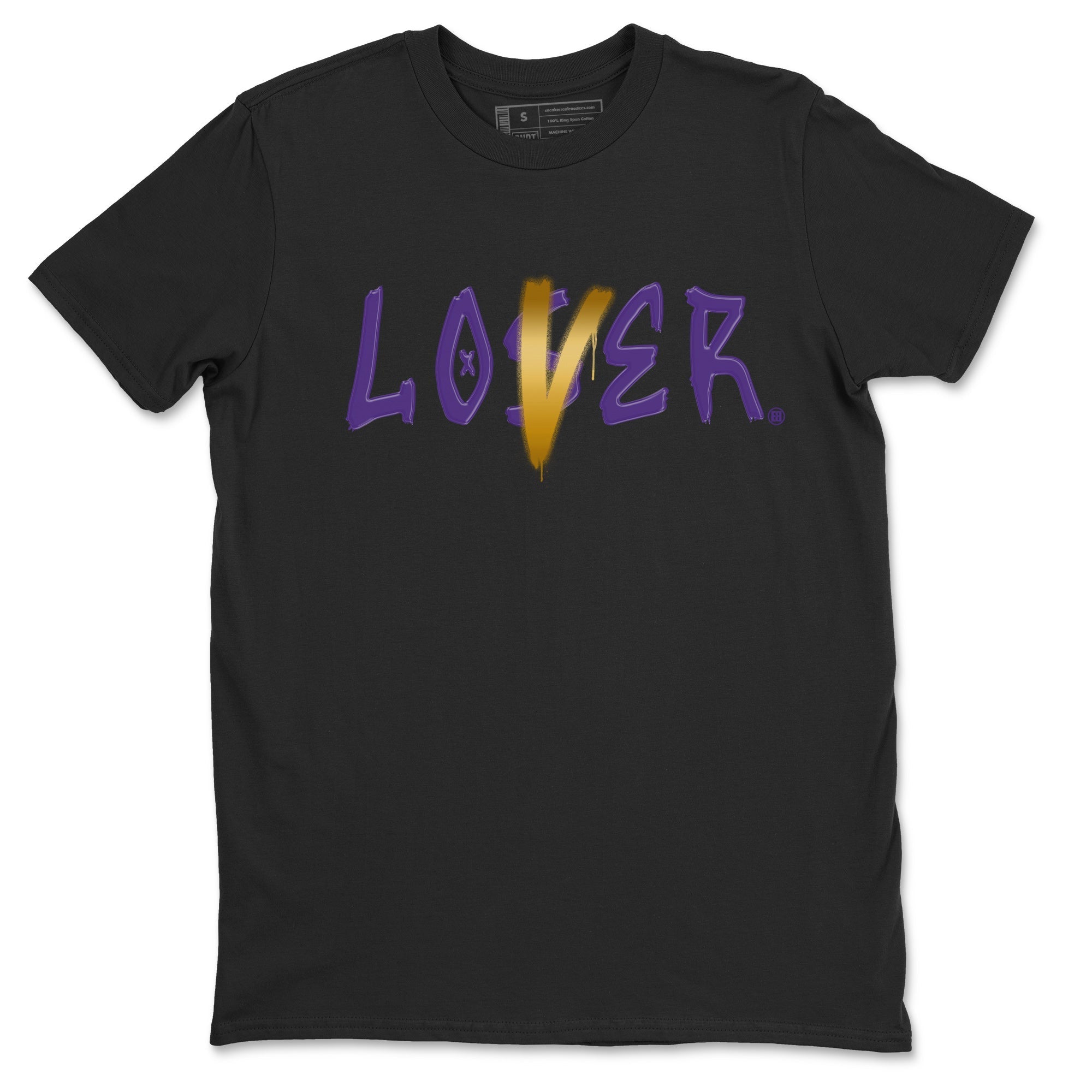 Air Jordan 12 Field Purple Sneaker Match Tees Loser Lover Sneaker T-Shirts AJ12 Field Purple Sneaker Release Tees Unisex Shirts Black 2