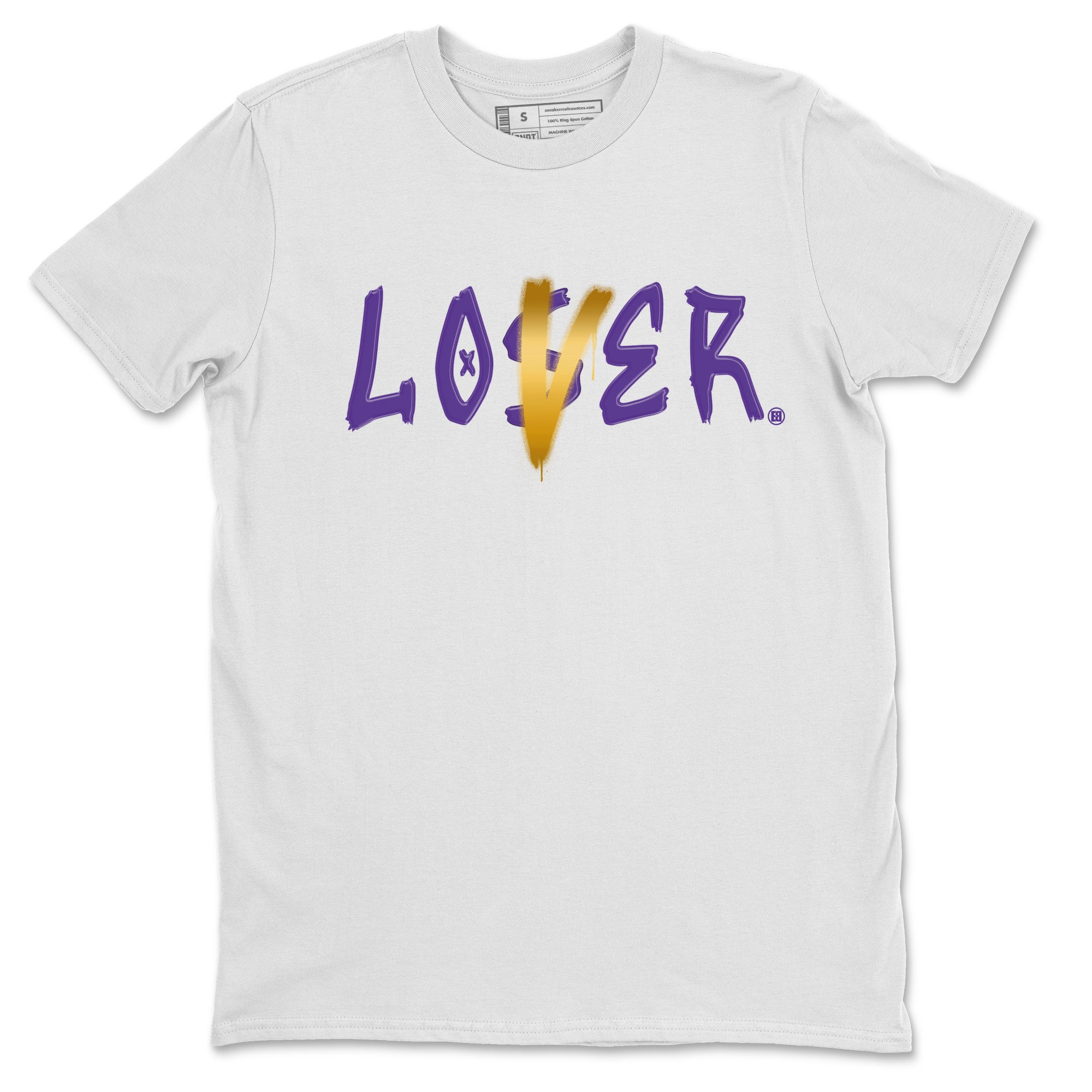 Air Jordan 12 Field Purple Sneaker Match Tees Loser Lover Sneaker T-Shirts AJ12 Field Purple Sneaker Release Tees Unisex Shirts White 2